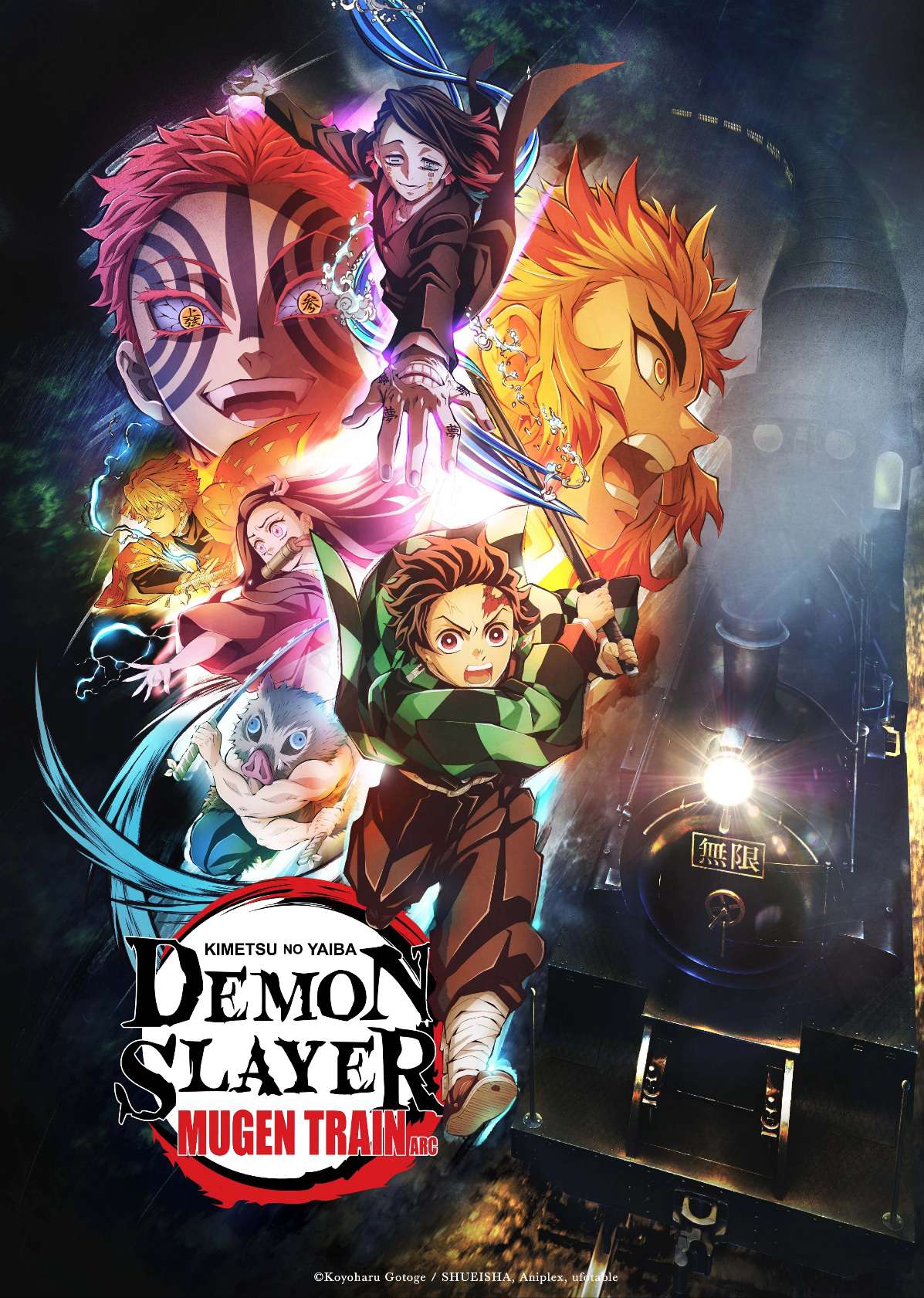 Poster za Demon Slayer: Kimetsu no Yaiba Mugen Train Arc