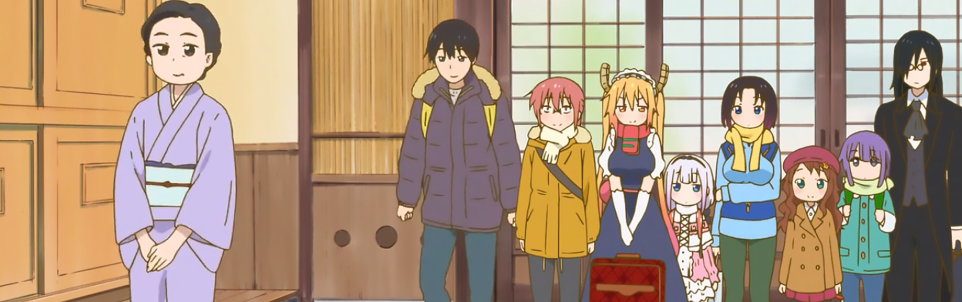 Poster za Miss Kobayashi's Dragon Maid: Valentine's, and Then Hot Springs! (Please Don't Get Your Hopes Up)